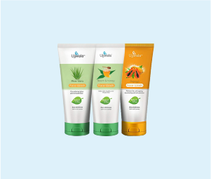 Aloevera + Neem & Honey + Papaya Face Wash