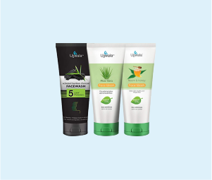 Neem Face Wash + Charcoal Face + Aloevera