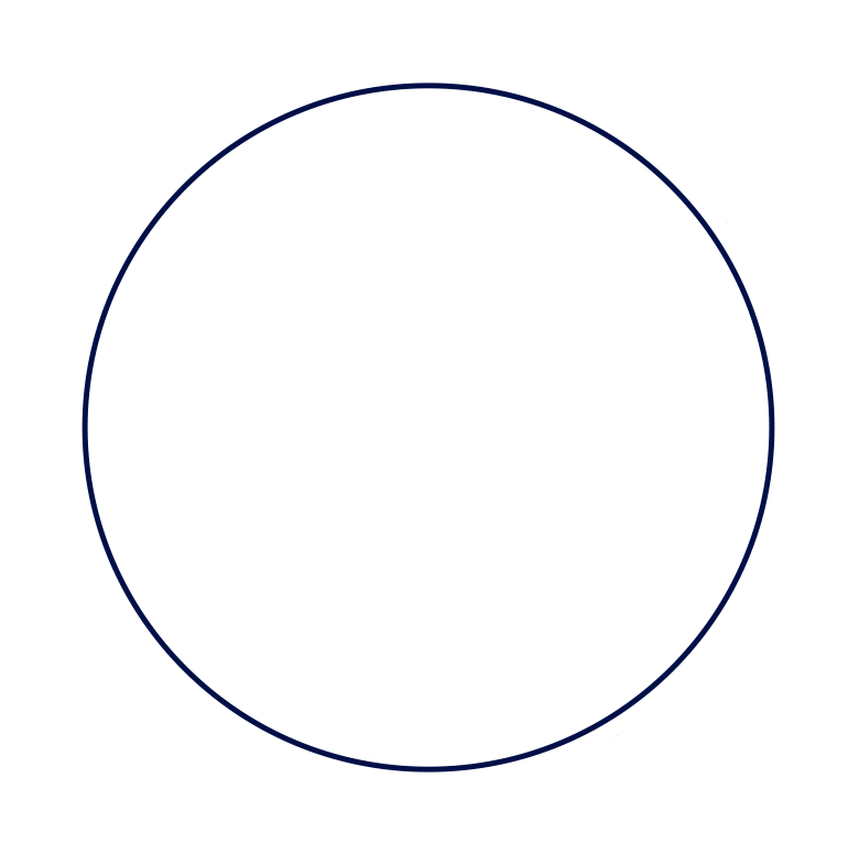 blue header circle