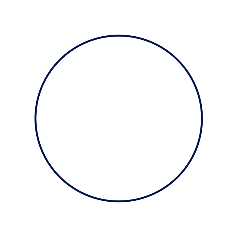 blue header circle