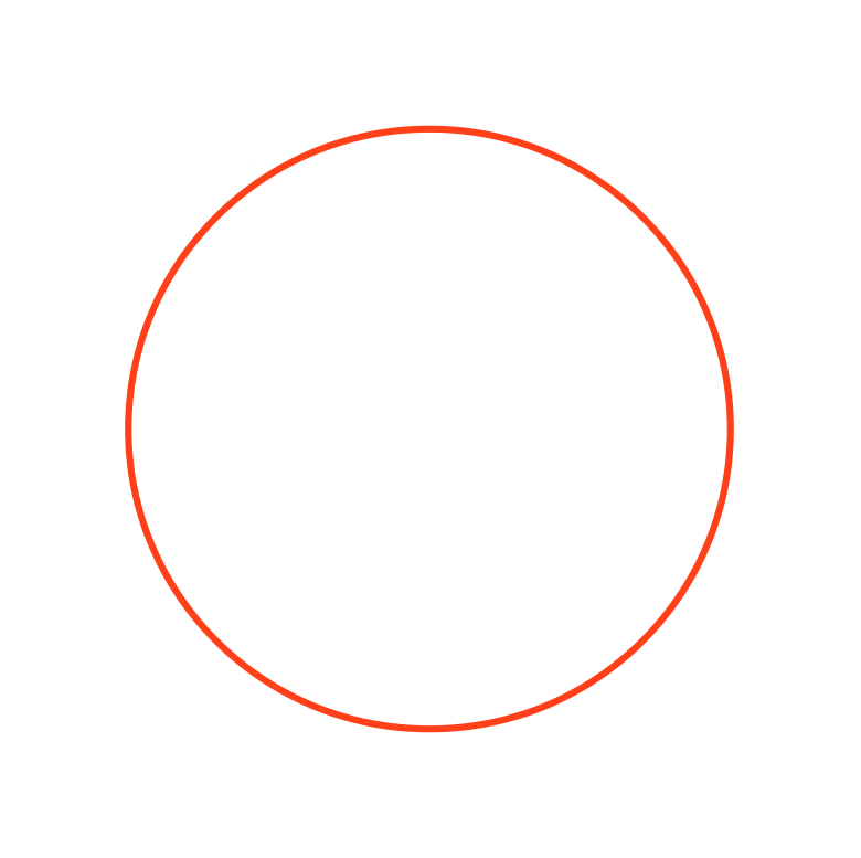 orange circle header