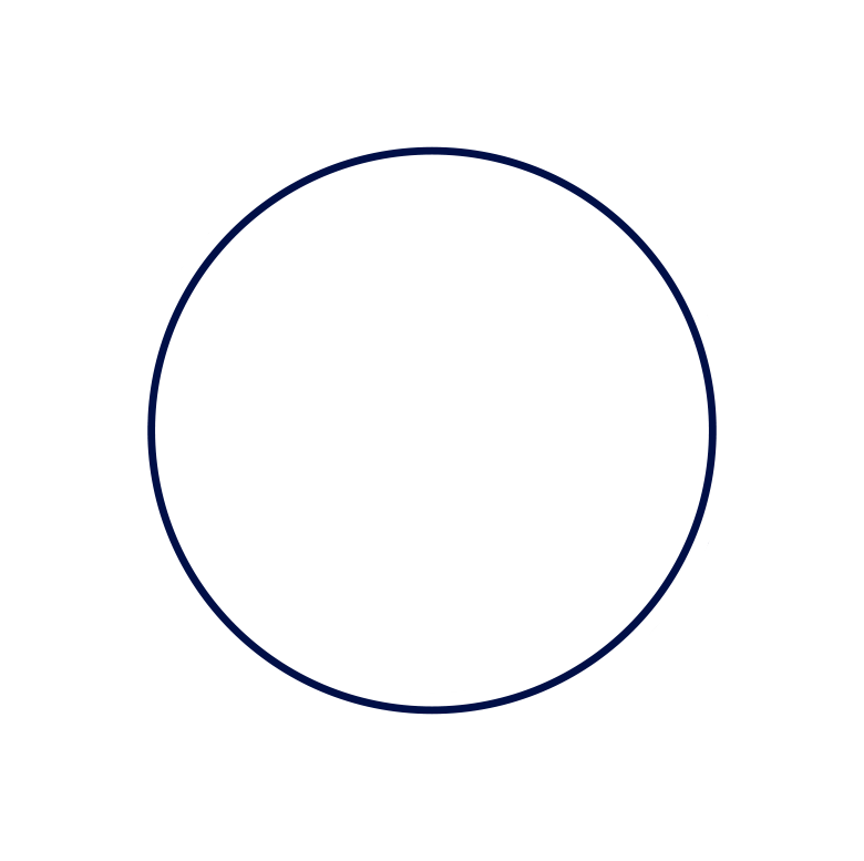 blue header circle