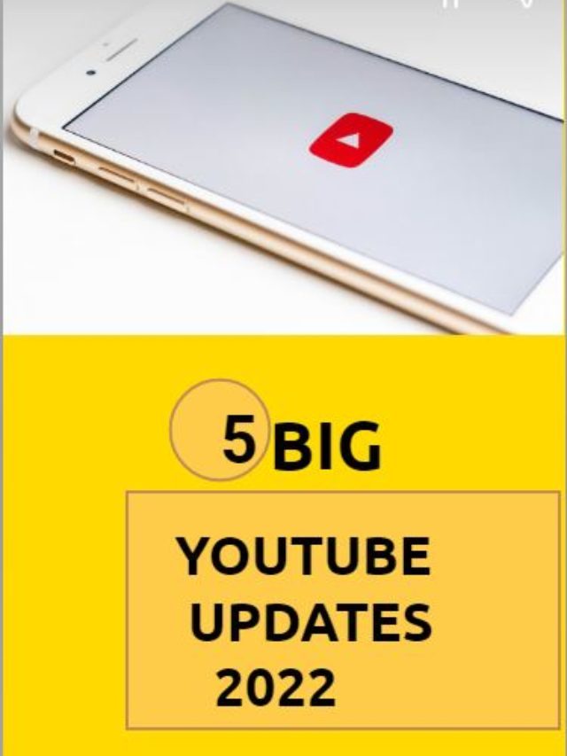 5 Big YouTube updates for creators  (2022)